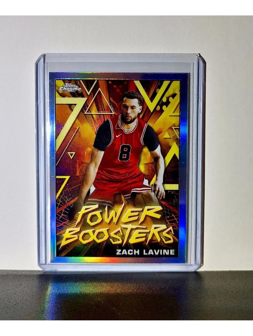 Zach Lavine 2023-24 Topps Chrome NBA #PB-3 Power Boosters Refractor Card Bulls